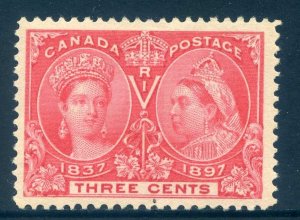 Canada 53, 3¢ Jubilee Issue, Mint LH, VF, Scott $30