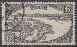 BRUNEI Sc # 59 FDC USED - TOWN of BRUNEI