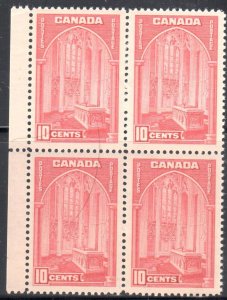 Canada  #241a XF NH BLOCK OF 4   C$68.00