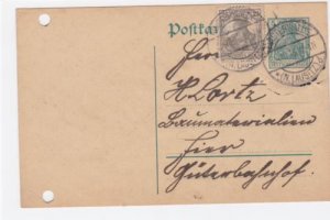 Germany Finsterwalde 1916 postal stationary  stamps card R21298