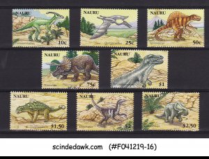 NAURU - 2006 DINOSAURS / PREHISTORIC ANIMALS - 8V - MINT NH