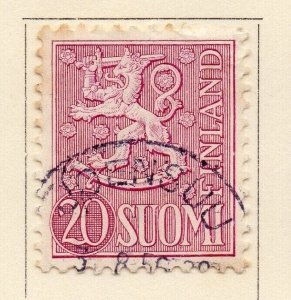 Finland 1954-55 Early Issue Fine Used 20p. NW-215139