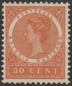 Suriname 1907 Sc 57 MNGAI(*)