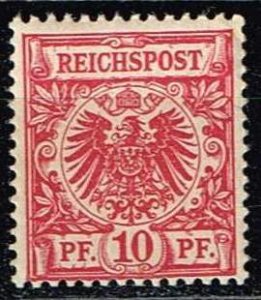 Germany 1889,Sc.#48 MLH, Imperial eagle in a circle, color a