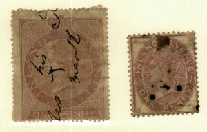 Great Britain BOB 2 Inland Revenue stamps used