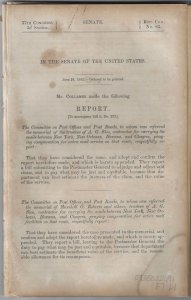 1862 - Isthmus of Panama Mail Route - Ephemera 1031