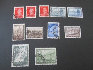 Argentina 1954 Sc 629-36,638-40 FU