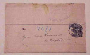 GERMAN LOCAL POST   1897 WRAPPER  BERLIN