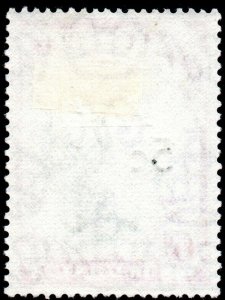 1961 Swaziland Sg 72a 5c on 6d black and magenta - Overprint High - Mounted Mint
