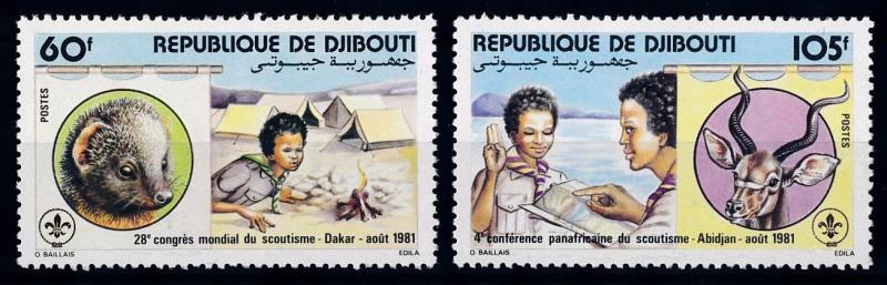 [66591] Djibouti 1981 Scouting Jamboree Pfadfinder  MNH
