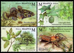 2023 Belarus 1498-1501 Flora and Fauna of Belarus 12,60 €