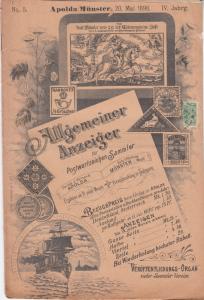 Allgemeiner Anzeiger - 1898 ##1,2,3,4,5,6,7,9 (Apolda/Munster)