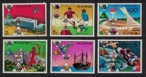 Korea Football Columbus Space 6v 1976 MNH SG#N1551-N1556