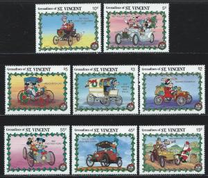 ST. VINCENT GRENADINES SC# 675-82 F-VF MNH 1989