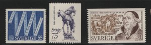 SWEDEN  1121-1123   MNH