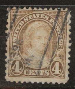 USA Scott 556 Used perf 11 Martha Washington stamp