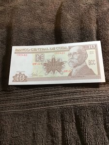 Cuba-2014-10 Pesos-Banco Nacional de Cuba.Maximo Gomez-DP-11-195460-Uncirculated