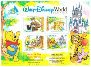 CANADA # 1621b Winnie the Pooh   Mint NH  souvenir sheet