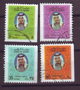 J14993 JLstamps 1977 qatar set used #720a-20d sheik