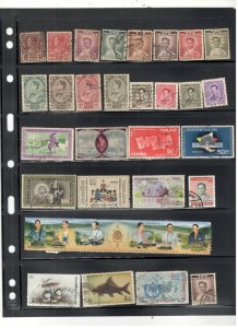 THAILAND COLLECTION ON STOCK SHEET MINT/USED
