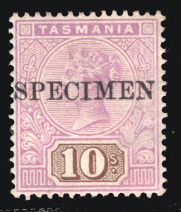 MOMEN: TASMANIA SG #224s SPECIMEN 1892 MINT OG H £170 LOT #66980*