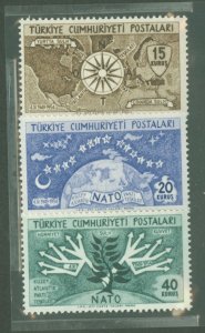 Turkey #1127-9  Single (Complete Set)