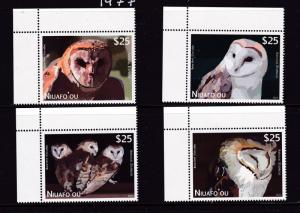 Niuafo'ou the 2012 Owl set MNH