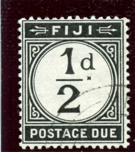 Fiji 1918 KGV Postage Due ½d black very fine used. SG D6. Sc J7.