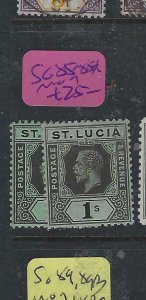 ST LUCIA (P2602BB)  KE  1/-  SG 85-85A   MOG 