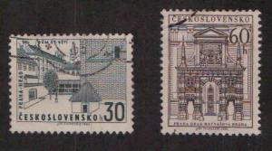 Czechoslovakia ~ 1965 ~ # 1323-24 ~ Cplt Set 2 ~ cv .40