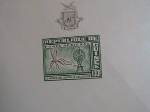 GUINEA STAMP-1962 SC# C31A  IMPERF: MOSQUITO & MALARIA ERADICATION  MNH  S/S