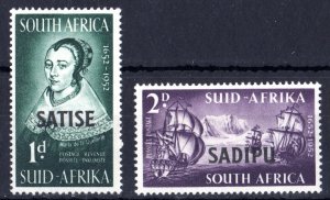 South Africa 1952 Sc#120/121 SATISE-SADIPU-SHIPS Set (2) MNH