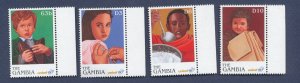GAMBIA - Scott 1800-1803 - MNH UNICEF Children - 1996