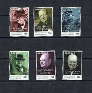 Bahamas: 2010, 70th Anniversary, Battle of Britain, Churchill,  MNH set