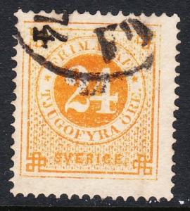 Sweden 24 -  FVF used - CV $42.50