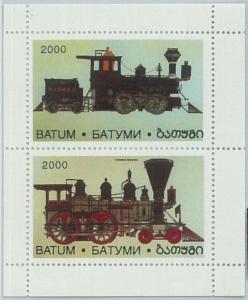 2058 - RUSSIAN STATE, STAMP SET: Trains, Steam Locomotives