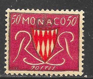 Monaco 314: 80c Coat of arms, MH, F-VF