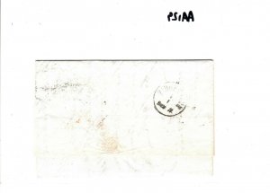 GB Cover DESTINATION MAIL *Manchester* 4d Rate Denmark *Copenhagen* 1871 AA129