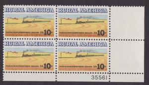 1506 Rural America Winter Wheat MNH Plate Block LR