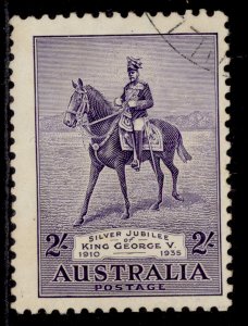 AUSTRALIA GV SG158, 2s bright violet, FINE USED. Cat £50.