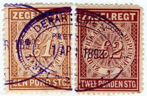 (I.B) Transvaal Revenue : Duty Stamp £3