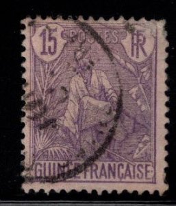 French Guinea Scott 23 Used 1904 Fulah Shepherd stamp