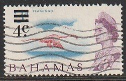 1966 Bahamas - Sc 233 - used VF - 1 single - Flamingo