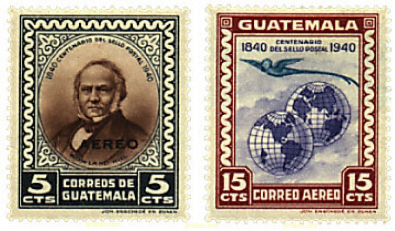 321177 MNH GUATEMALA 1946 CENTENARIO DE LA CREACION DEL SELLO