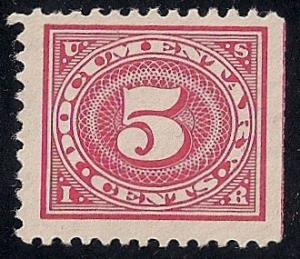 R232 5 cents Rose Hand Cancel Documentary Stamp used VF