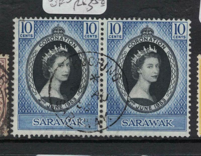 Sarawak SG 187 Pair SON CDS VFU (2dvq)