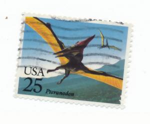 USA 1989 - Scott 2423 used - 25c,  Pteranodon