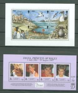 South Georgia #219-220 Mint (NH) Single (Complete Set) (Flora)