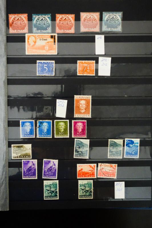 Suriname 1800's to 1980's Stamp Collection