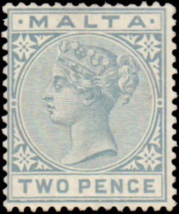 Malta #10, Incomplete Set, 1885, Hinged